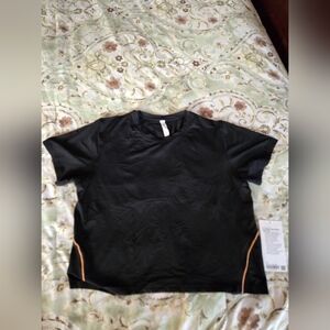 Lululemon Ventilated Open Back Train Tee Nwt Sz 12
